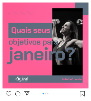 Post representativo de Rede Social